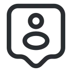 Tag User SVG Icon